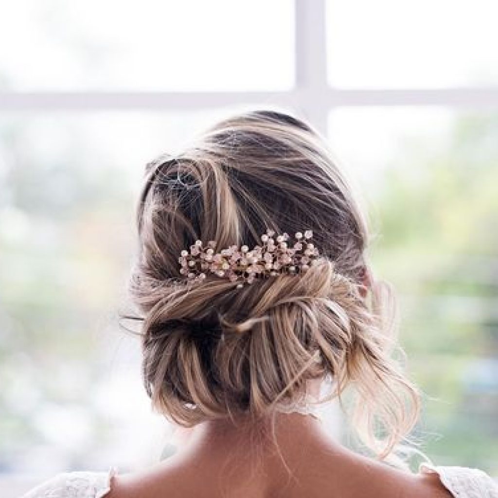 Tendências de noivas cabelo curto 2019